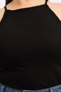 Black Tank Top High Neck -You And All Fashion Store CBS31379 84ABBlack5