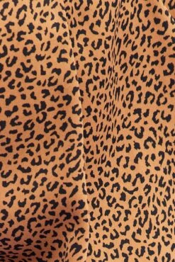 Animal Print Shorts High Rise Waist Tie -You And All Fashion Store CBT31172 46AB ANIMALPRT 6