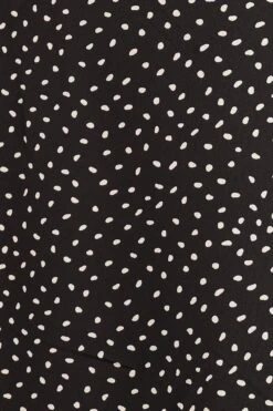 Polka Dot Short Sleeve Tie Back Midi Dress -You And All Fashion Store CDD2221 38APOLKADOT 6