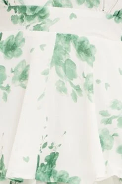 Floral Print Layered Playsuit Mini Sleeveless V-neck -You And All Fashion Store CDP0057A 33RBFLORALPRT 6