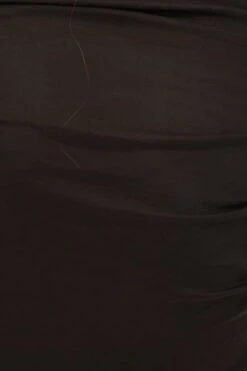 Black Mini Dress Cross Back Ruched Bodycon Mesh -You And All Fashion Store CED13204 33ABBLACK 6