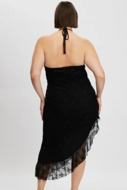 Black Asymmetric Lace Bodycon Dress 21 Black Asymmetric Lace Bodycon Dress -You And All Fashion Store CED3166 84AB Black 5CED3166 84AB Black