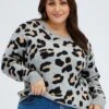 Animal Print Plus Knit