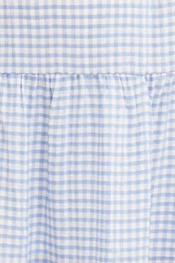 Check Short Sleeve Tiered Midi Dress -You And All Fashion Store Check Short Sleeve Tiered Midi Dress cdd0041h 33rb 6