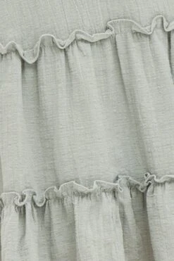 Green Fit And Flare Dress Short Sleeve Button Front -You And All Fashion Store Green Fit And Flare Dress Short Sleeve Button Front cdd17670h 81r 6