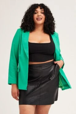 Green Long Sleeve Linen Blazer 8 Green Long Sleeve Linen Blazer -You And All Fashion Store Green Long Sleeve Linen Blazer coj9020 34ab 3