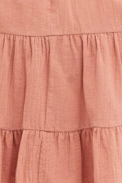 Brown Fit And Flare Dress Button Front Cotton -You And All Fashion Store Rust Fit And Flare Dress Button Front Cotton cdd1323a 35rb 6