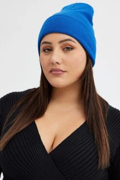 Blue Beanie