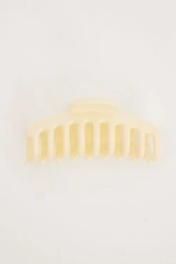 White Classic Claw Clip