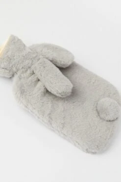 Grey Fluffy Hot Water Bottle -You And All Fashion Store cacp01636 51b grey 4