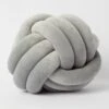 Grey Knot Cushion