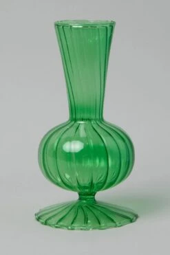 Green Glass Vase