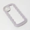 Purple Iphone 14 Mirror Case With Holder