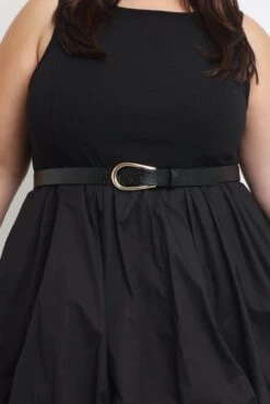 Black Waist And Hip Jeans Belt