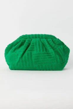 Green Toweling Detail Crossbody Bag -You And All Fashion Store cacw01211 51b green 3