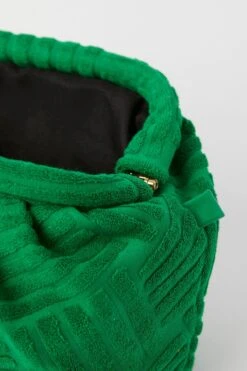 Green Toweling Detail Crossbody Bag -You And All Fashion Store cacw01211 51b green 4