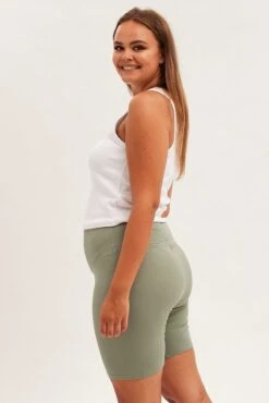 Green Bike Shorts -You And All Fashion Store cbs1200 84jb khaki 4