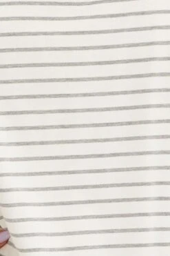 Stripe Short Sleeve Cotton Oversized T-shirt 11 Stripe Short Sleeve Cotton Oversized T-shirt -You And All Fashion Store cbs1500a 84jb stripe 6