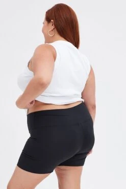 Black Bike Shorts -You And All Fashion Store cbs1897 84jb black 3