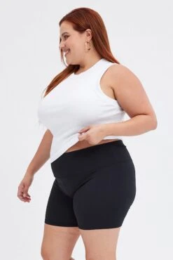 Black Bike Shorts -You And All Fashion Store cbs1897 84jb black 4