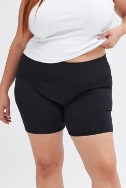 Black Bike Shorts -You And All Fashion Store cbs1897 84jb black 5