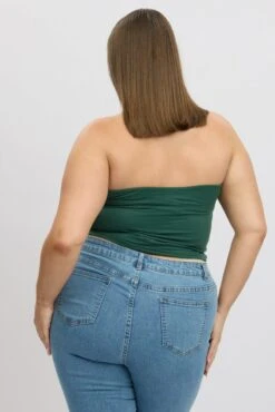 Green Halter Neck Tank Top Supersoft -You And All Fashion Store cbs2284 84j green 5