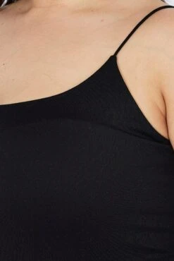 Black Singlet Top Scoop Neck Supersoft -You And All Fashion Store cbs2341 84j black 6