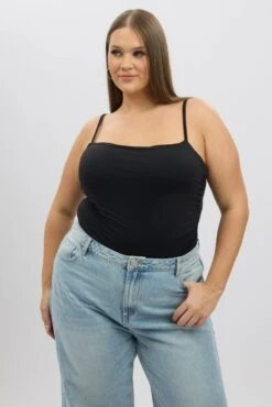 Black Bodysuit Sleeveless -You And All Fashion Store cbs2357 84jb black 3