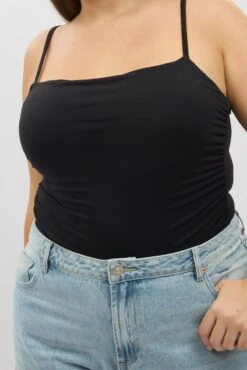 Black Bodysuit Sleeveless -You And All Fashion Store cbs2357 84jb black 6