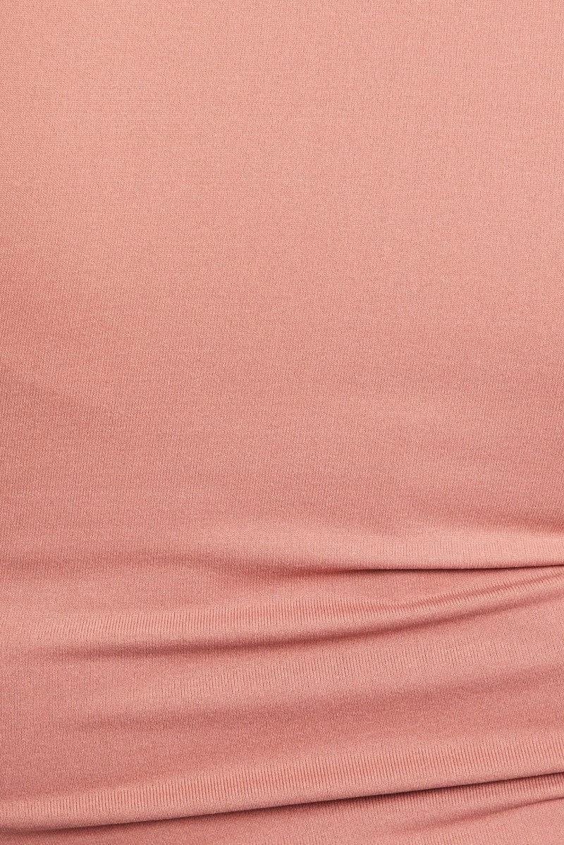 Brown Bodysuit Sleeveless Crew Neck 6 Brown Bodysuit Sleeveless Crew Neck - Image 6