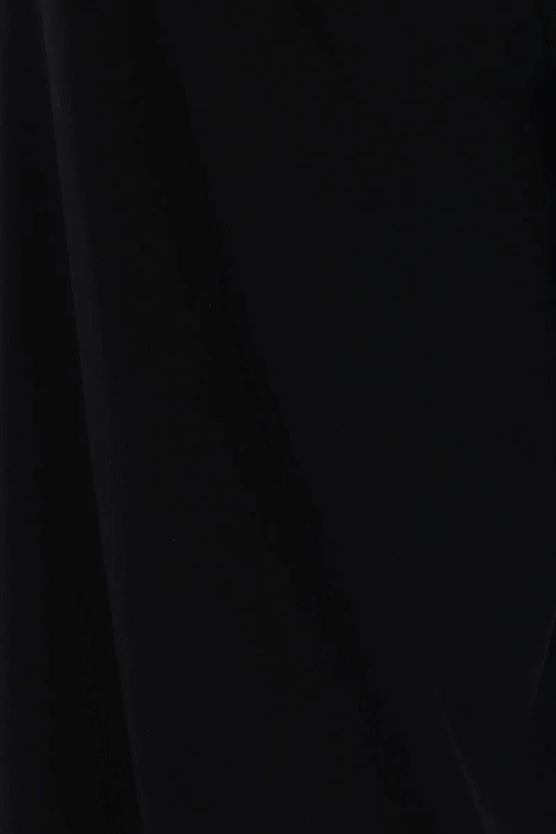 Black Sandwash Tailored Wide Leg Pants 5 Black Sandwash Tailored Wide Leg Pants - Image 5