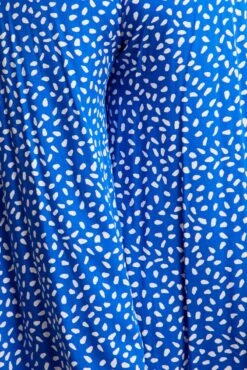 Blue Geo Flared Wide Leg Pants -You And All Fashion Store cbt1080 10ab geo 6