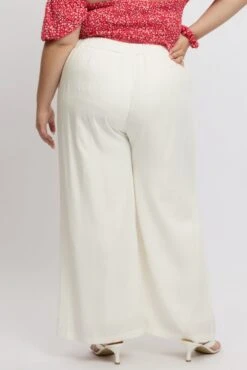 White Double Layer Linen White Pants -You And All Fashion Store cbt1156a 10a white 5