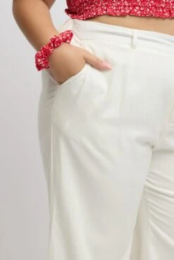 White Double Layer Linen White Pants -You And All Fashion Store cbt1156a 10a white 6