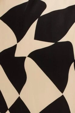 Black Check Mini Shorts High Rise Elasticated Waist -You And All Fashion Store cbt1204dx 34pb check 6