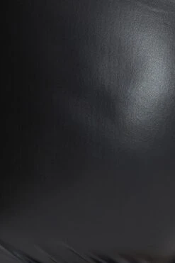 Black Bike Shorts High Rise Faux Leather -You And All Fashion Store cbt12495 80b black 6