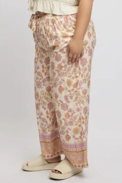 Beige Boho Tie Front Pants 9 Beige Boho Tie Front Pants -You And All Fashion Store cbt15606a 35a boho 4