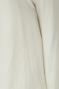 White Cheesecloth Lined Wide Leg Pants -You And All Fashion Store cbt2335d 10a white 6