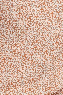 Ditsy Print Wrap Skort Skirt Mide Rise Ruffle Hem -You And All Fashion Store cbt255521 34lb ditsy prt 6 2