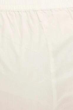 White Cargo Wide Leg Pants High Rise -You And All Fashion Store cbt2635 81pb white 6