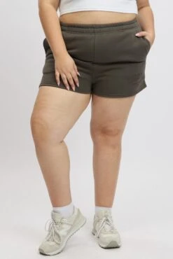 Grey Beverly Hills Embroidered Track Shorts 8 Grey Beverly Hills Embroidered Track Shorts -You And All Fashion Store cbt3051a 84a charcoal 3