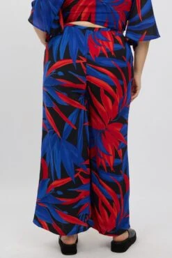 Black Floral Wide Leg Leaf Pants -You And All Fashion Store cbt3064sx 47a floral 5