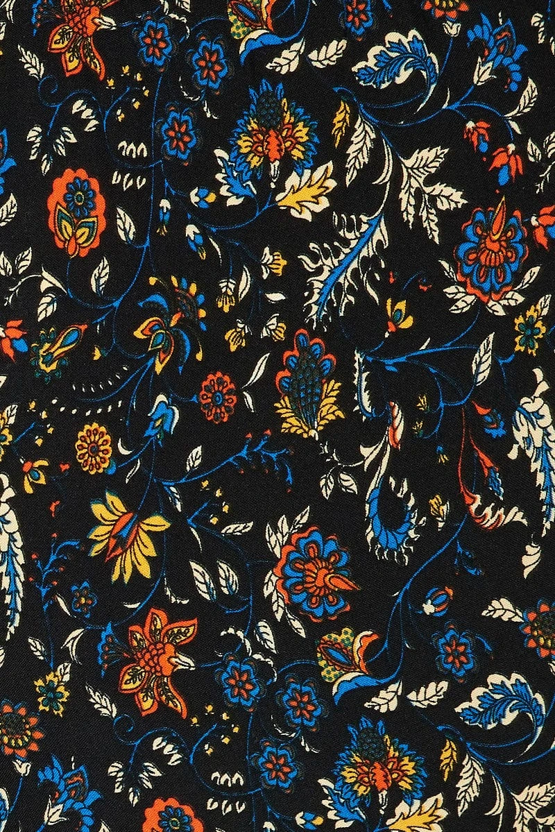 Black Boho Wide Leg Pants High Rise 6 Black Boho Wide Leg Pants High Rise - Image 6