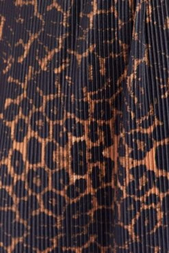 Brown Animal Print Plisse Pants Wide Leg -You And All Fashion Store cbt31405 47ab animal pri 6