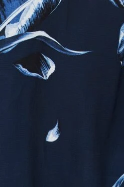 Blue Abstract Wideleg Pants Tie Waist Crepe -You And All Fashion Store cbt31605p 34a abstract 6