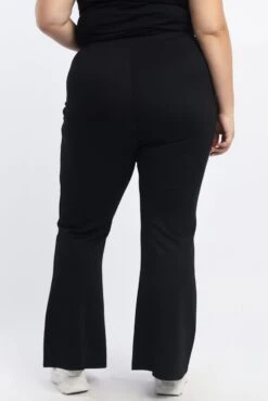Black Flare Ponte Pants -You And All Fashion Store cbt3695 125ab black 4