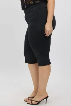 Black Stretch Capri Leggings 9 Black Stretch Capri Leggings -You And All Fashion Store cbt3997 84ab black 4