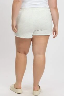 Grey Monaco Curve Hem Track Shorts 10 Grey Monaco Curve Hem Track Shorts -You And All Fashion Store cbt4073b 84a grey marle 5