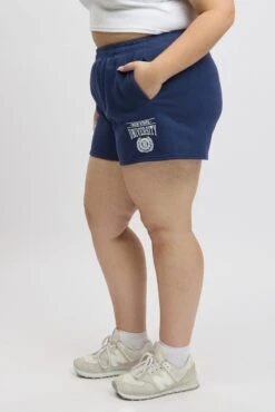 Blue University Embroidered Track Shorts 9 Blue University Embroidered Track Shorts -You And All Fashion Store cbt4100 84a navy 4