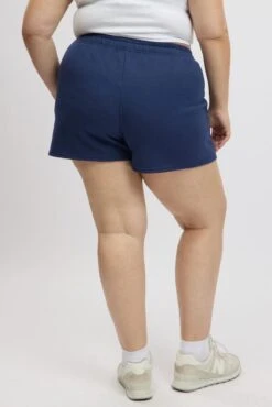 Blue University Embroidered Track Shorts 11 Blue University Embroidered Track Shorts -You And All Fashion Store cbt4100 84a navy 6